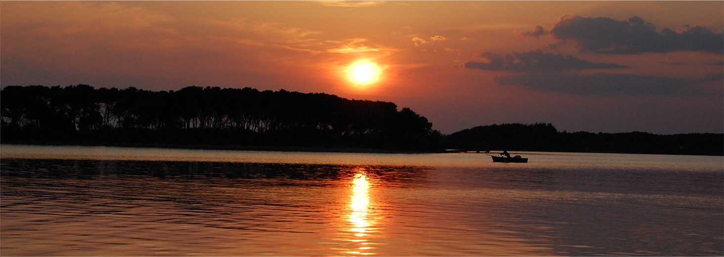 Porto Casero al tramonto